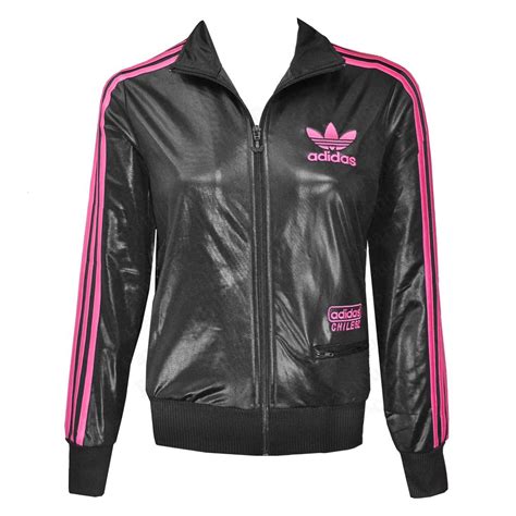 adidas black pink jacke chile 62 schwarz|Adidas Chile jacket.